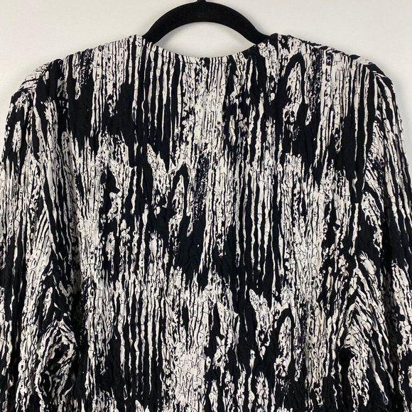 Joseph Ribkoff Full Zip Jacket Black Textured Stretch Womens Size 10 - Picture 7 of 9